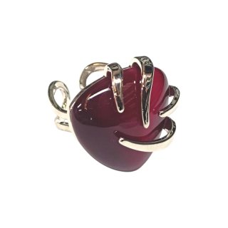 Collar de cuarzo rosa con borla