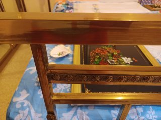 Cama de Bronce Antigua Estilo Victoriano