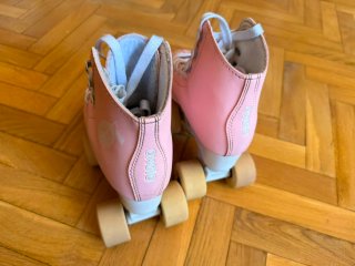 Patines Oxelo 4 Ruedas Rosas