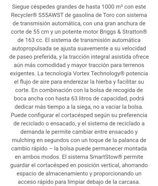 Cortacésped Profesional Toro Recycler
