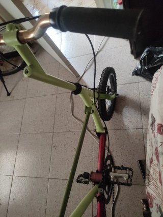 Bicicleta plegable camping