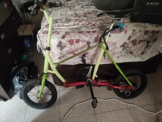 Bicicleta plegable camping