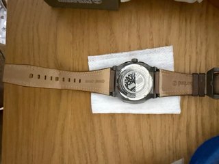 Reloj Timberland Hombre Marrón y Plateado