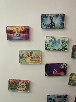 Imanes Pokémon Personalizables. Cartas originales!
