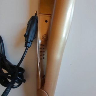 Piastra per capelli ondulati oro