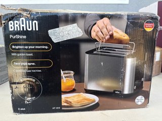 Tostador Braun PurShine Acero Inoxidable