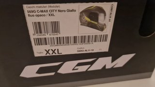 Casco CGM 569 C-MAX Negro/Amarillo Talla XXL
