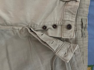 Pantalón corto tejano Mango beige hombre
