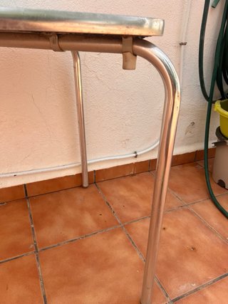 Mesa aluminio exterior