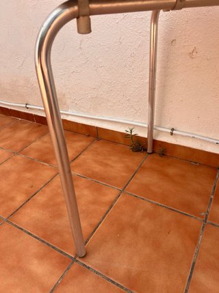 Mesa aluminio exterior
