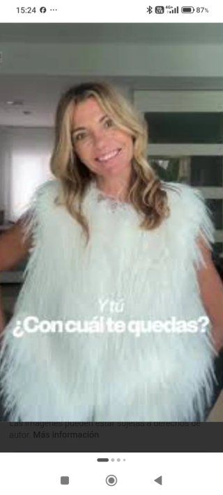 Chaleco Zara efecto pelo blanco talla L