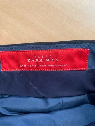 Traje Zara Azul Marino Hombre