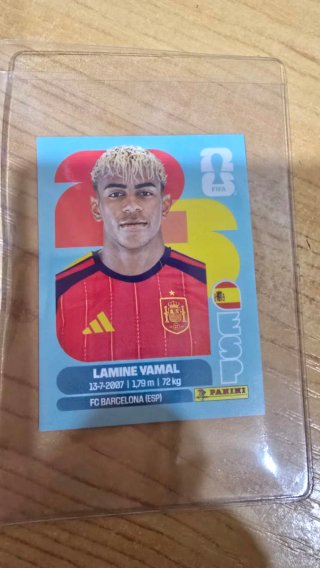 Cromo Lamine Yamal Mundial 2022 Panini