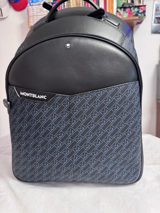 Mochila Montblanc Negra y Azul