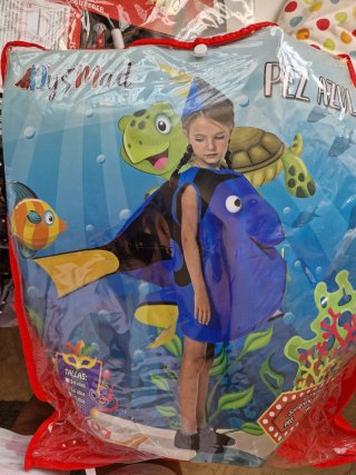 Disfraz Pez Azul Talla 5-6 años