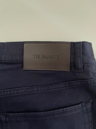 Pantaloni Trussardi Jeans Uomo Blu Scuro