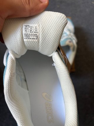 Zapatillas Asics Azul y Blanco