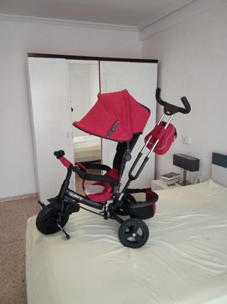 TRICICLO-COCHE  NIÑA-ÑO Lovely, IMPECABLE***