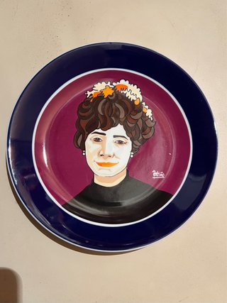 Sargadelos - Plato Rosalía de Castro