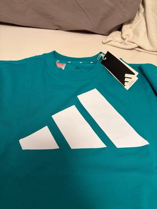 Camiseta Adidas Talla M Verde Azulado Nueva