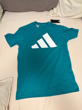 Camiseta Adidas Talla M Verde Azulado Nueva