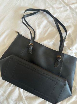 Bolso Negro de Cuero