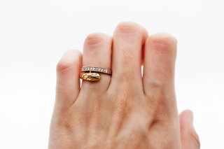LIQUIDACIÓN - Anillo de Oro 18K (1-703)