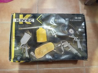 Compresor pintura con accesorios