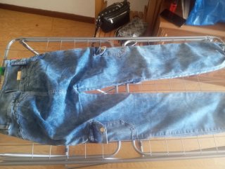 Pantalón Colombiano Azul Roto