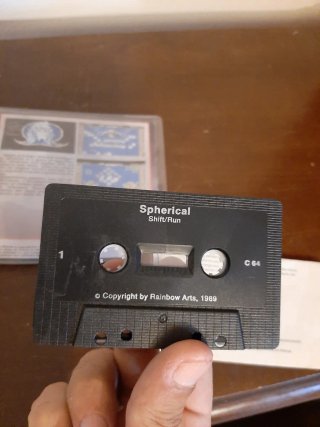 Spherical Commodore 64 Cassetta Rainbow Arts 1989