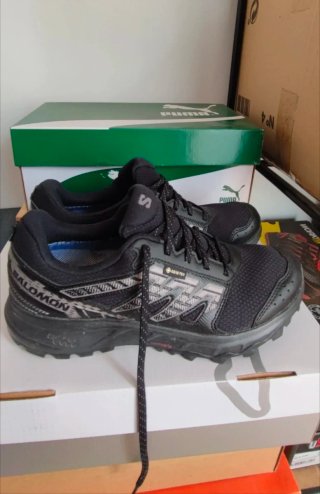 Zapatillas Salomon Gore-Tex Negras/Grises