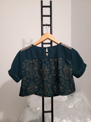 Top verde Pepe Jeans, Talla XS