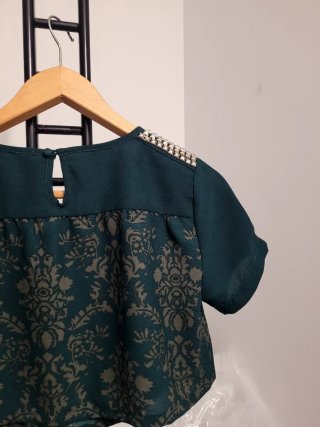 Top verde Pepe Jeans, Talla XS