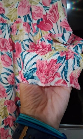 Vestido largo estampado floral