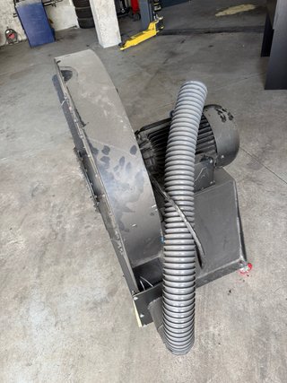 Turbina industrial con motor