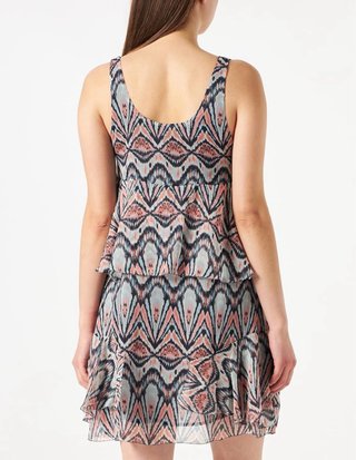 Vestido estampado multicolor