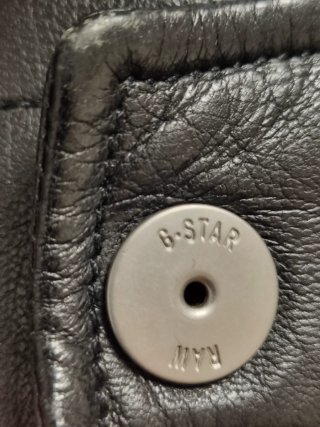 Chaqueta de Piel G-Star RAW Negra