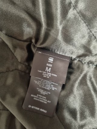 Chaqueta de Piel G-Star RAW Negra