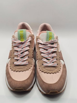 Bimba y Lola Sneakers Mujer Rosa y Marrón