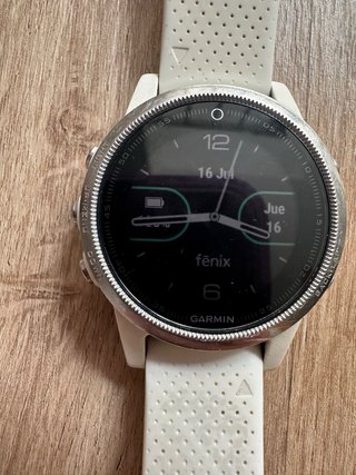 Garmin Fenix 5S Plata/Blanco