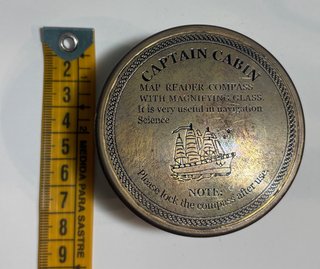 Brújula Náutica Latón Vintage "Captain Cabin"