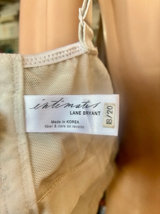 Bustier lentejuelas talla grande 18/20