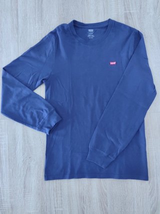 Camiseta Levis Manga Larga Azul