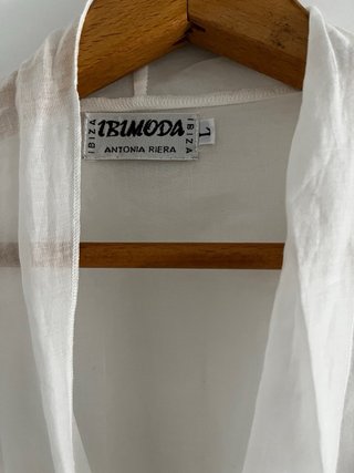 Kaftán kimono ibiza blanco Talla L