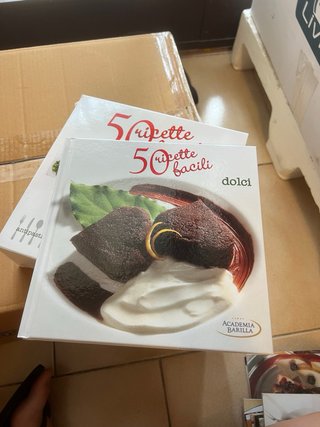 Cofanetto libri da cucina