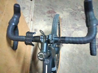 Bicicleta Gravel Negra megamo west 10 talla S
