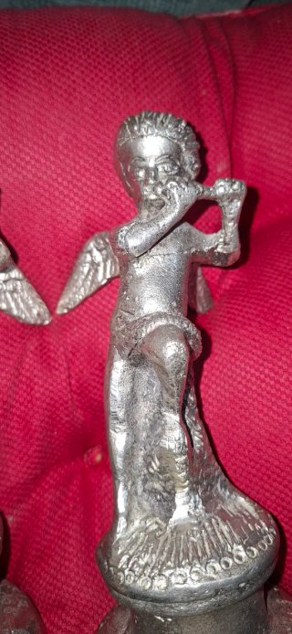 Coppia di angeli massicci molto pesanti