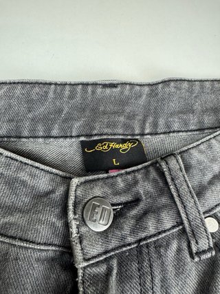 Jeans Ed Hardy Y2K Lobos salvajes Mujer