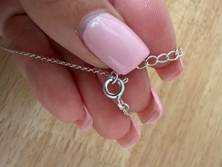 Collar de plata con herradura