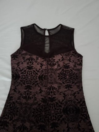 Vestido corto con estampado floral elástico precio